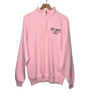 Key West Florida Super Soft Athletic Sweater‎ Sporty Quarter Zip Sweatshirt